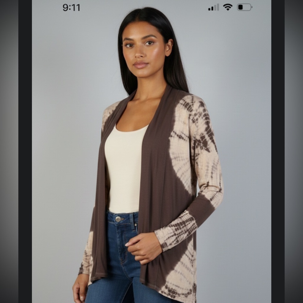 INC Brown gray Cardigan to dye size L - Picture 1 of 6